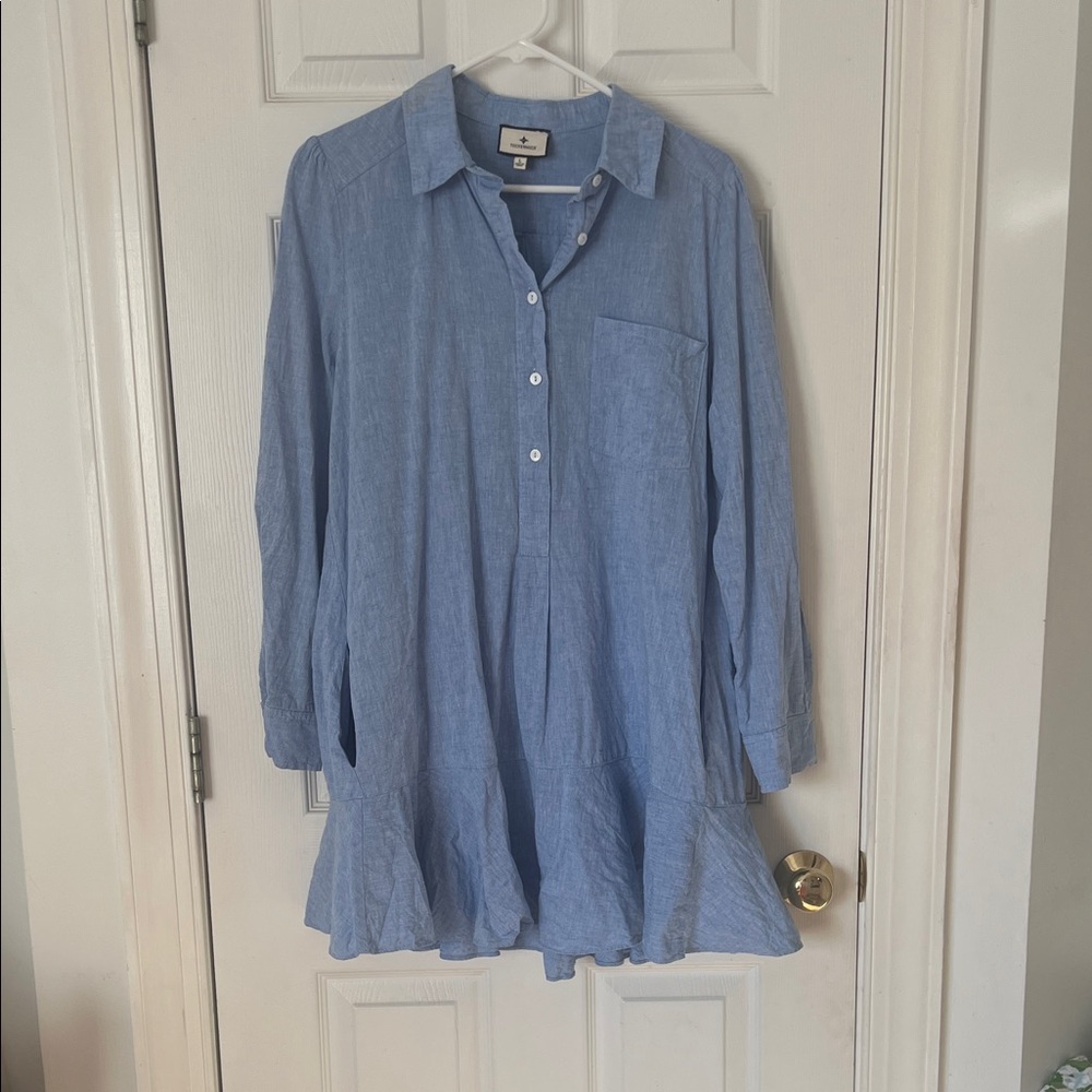 Tuckernuck Light Blue Chambray Callahan Dresd